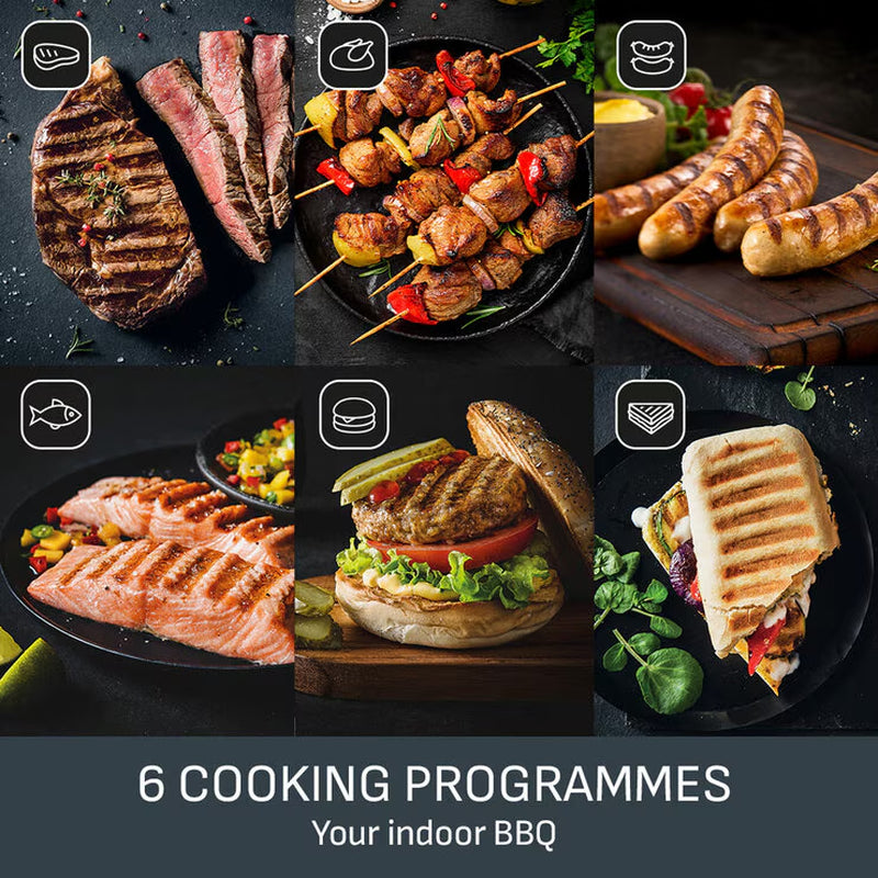 Tefal GC7178G1 Optigrill+ Health Grill in Black