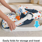 Portable Baby Chair, Darling Dots Sit-Me-Up Floor Seat with Bpa-Free Teether & Clacker, Newborn Development Toy