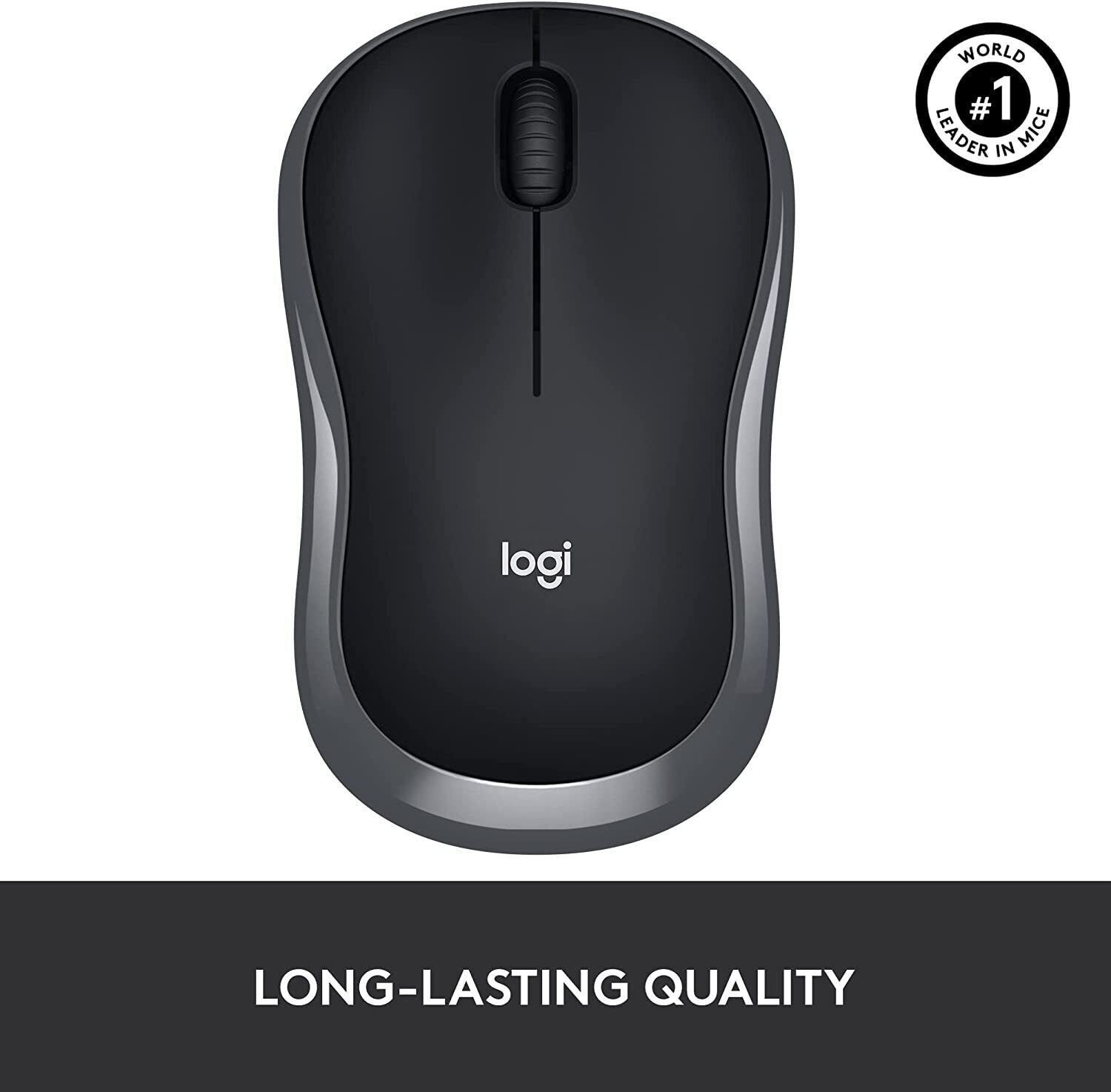 Logitech M185 Wireless Mouse Grey image 6