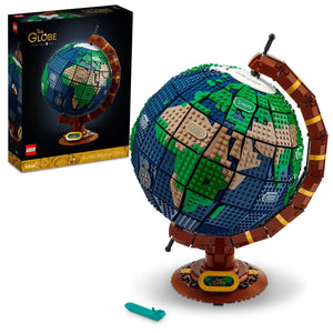 LEGO Ideas The Globe Building Set, Build and Display Model Home Decor image 0