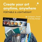 Komorebi Metallic Watercolor Paint Set – Six Shimmery Colours, Portable Box image 1