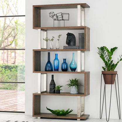Bentley Tivoli Dark Oak Open Display Bookcase image 0
