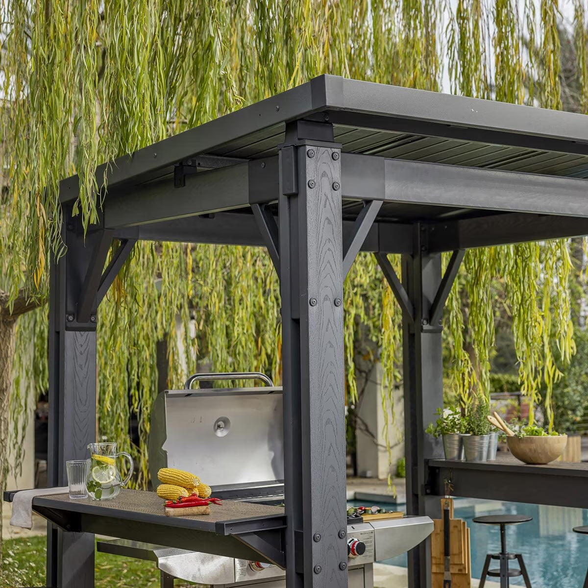 Keter Grill Gazebo 8Ft 1" X 6Ft 7" (2.47 X 2M)