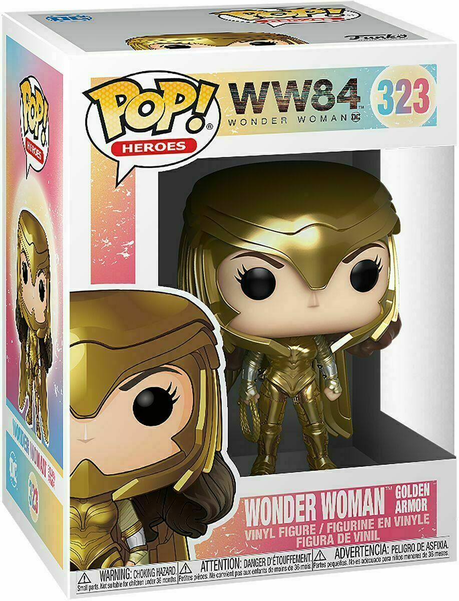 Funko POP! Heroes Wonder Woman 1984 Golden Armor #323 image 1