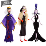 Disney Villains Evil Queen, Cruella de Vil & Yzma 3 Pack Fashion Dolls image 0