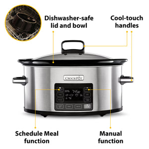 Crockpot Timeselect 5.6L Digital Slow Cooker CSC066