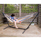 Vivere Cotton Hammock with Steel Frame and Premium Carry Bag (9 Ft) image 2