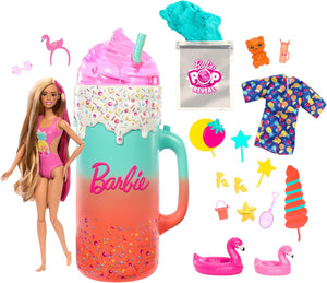 Poupée Barbie Pop Reveal et accessoires, coffret cadeau de la série Fruits Surprise