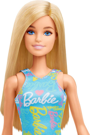 Barbie Fashionistas Chic Blonde Doll | Vibrant Patterned Dress & Sandals | Inclusive Fashion Line