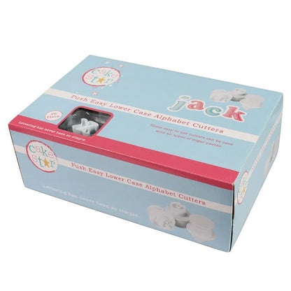 Push Easy Lowercase Alphabet Sugarcraft Cutters – 26-Piece Fondant & Icing Set image 0