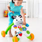 Fisher-Price Learn With Me Zebra Baby Walker | Music & Lights | Spinning Beads | Ages 12m+