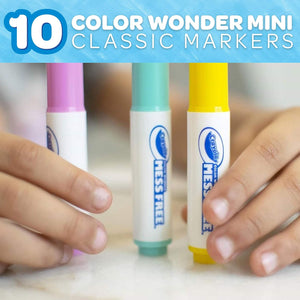 Crayola Color Wonder 10 Mini Markers Classic Colours