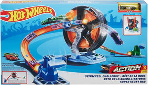 Hot Wheels Spinwheel Challenge Playset | Launcher, Track & Spin Wheel | 1 Car Included