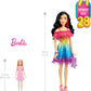 Poupée Barbie grand format aux cheveux noirs, 71 cm, robe et accessoires de coiffure