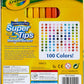 Feutres lavables Crayola Super Tips, paquet de 100