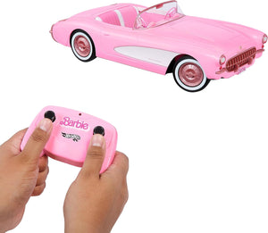 Voiture télécommandée Hot Wheels Barbie Corvette du film Barbie