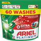 Ariel All in One Platinum Pods with Extra Stain Removal, 60 Wash
