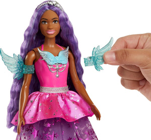 Poupée Barbie avec 2 animaux de compagnie fantastiques, Barbie « Brooklyn » de Barbie Une touche de magie