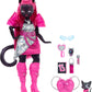 Poupée Monster High Catty Noir, femme-chat avec amulette pour chat et accessoires