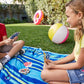 UNO Splash Card Game | Waterproof Plastic Cards | Clip Attachment | 2-10 Players
