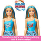 Poupée Barbie Color Reveal inspirée de l'arc-en-ciel et accessoires avec 6 surprises