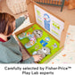 Coffret cadeau Bébé « Essayons le temps sur le ventre » avec jouets d'éveil