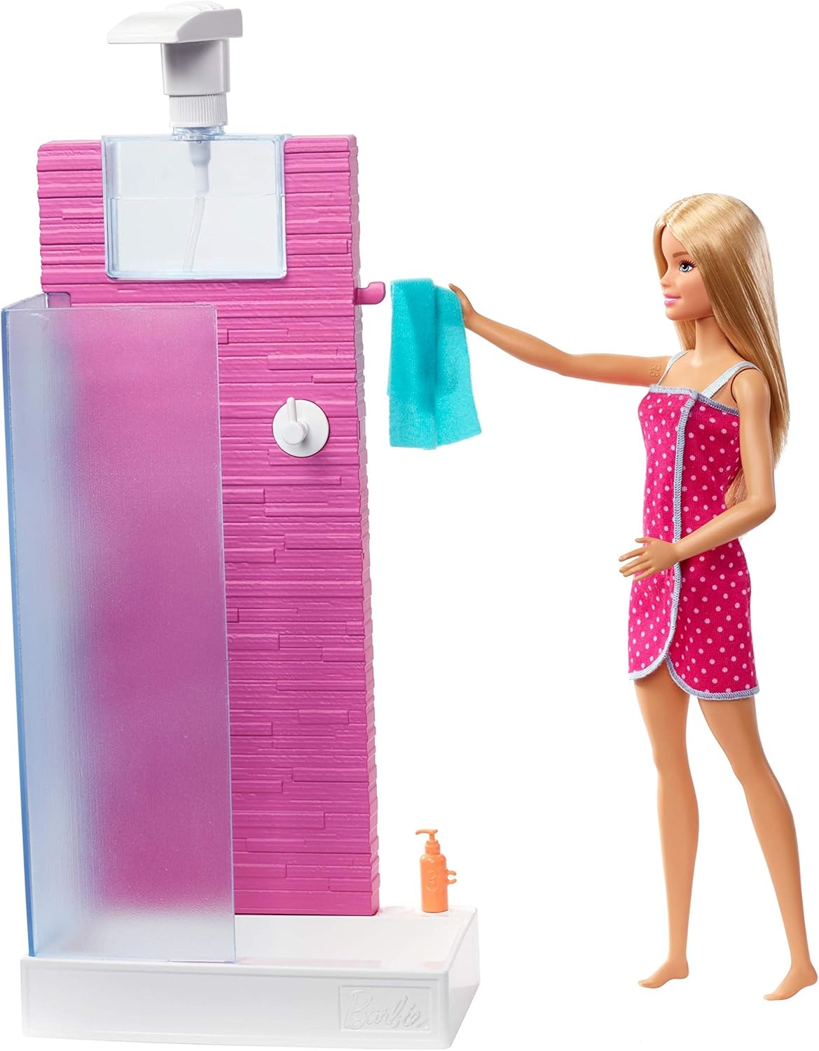 Ensemble de douche et accessoires de bain pour poupée Barbie