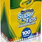 Feutres lavables Crayola Super Tips, paquet de 100
