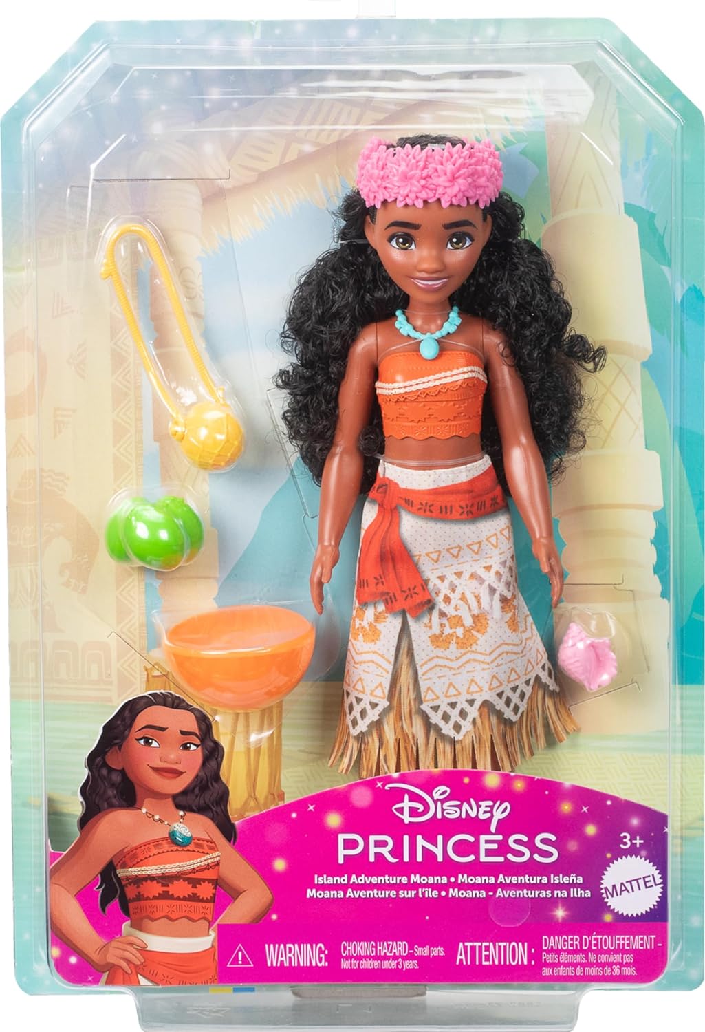 Poupée et accessoires Disney Princess Moana's Magic Island Adventure