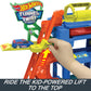 Coffret de jeu Hot Wheels City Tunnel de lavage de voitures à couleurs changeantes