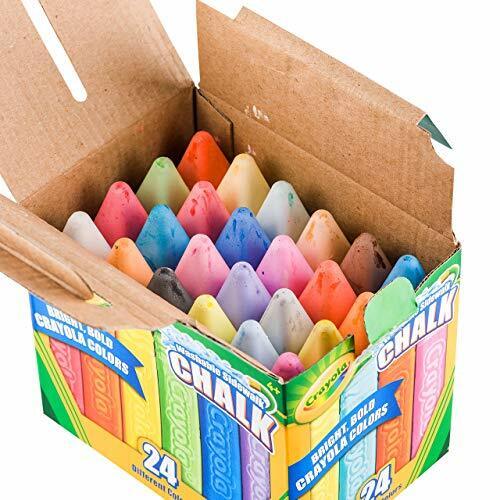 Crayola Chalk Washable Anti-Roll 24-Piece image 1