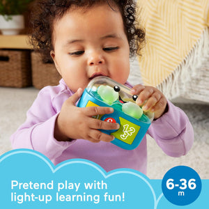 Fisher-Price Laugh & Learn Play Along Ear Buds | 20+ Songs & Lights | 3 Languages | Ages 6m+