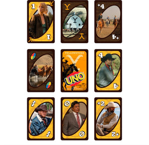 UNO Yellowstone Card Game | Yellowstone Brand Rule | 2-10 Players | Family & Adult Game Night