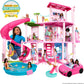 Maison de rêve Barbie, maison de 3 étages avec 10 aires de jeux, dont piscine et toboggan.