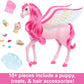 Barbie Une touche de magie Pégase rose avec chiot, jouets de cheval ailé