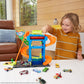 Coffret de jeu Hot Wheels City Tunnel de lavage de voitures à couleurs changeantes