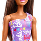 Barbie Fashionistas Chic Brune – Robe et sandales élégantes
