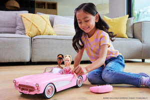 Voiture télécommandée Hot Wheels Barbie Corvette du film Barbie
