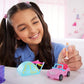 Mini coffret de jeu Barbie Land à collectionner avec une poupée de 3,8 cm et un SUV