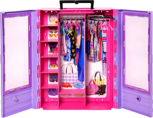 Barbie Fashionistas Ultimate Closet with Translucent Doors and Rack