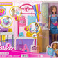Coffret Barbie Crée et Vends Boutique avec poupée brune et outils de design métallisés