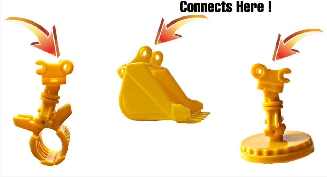 Big Daddy Tractor Excavator with Flatbed image 2