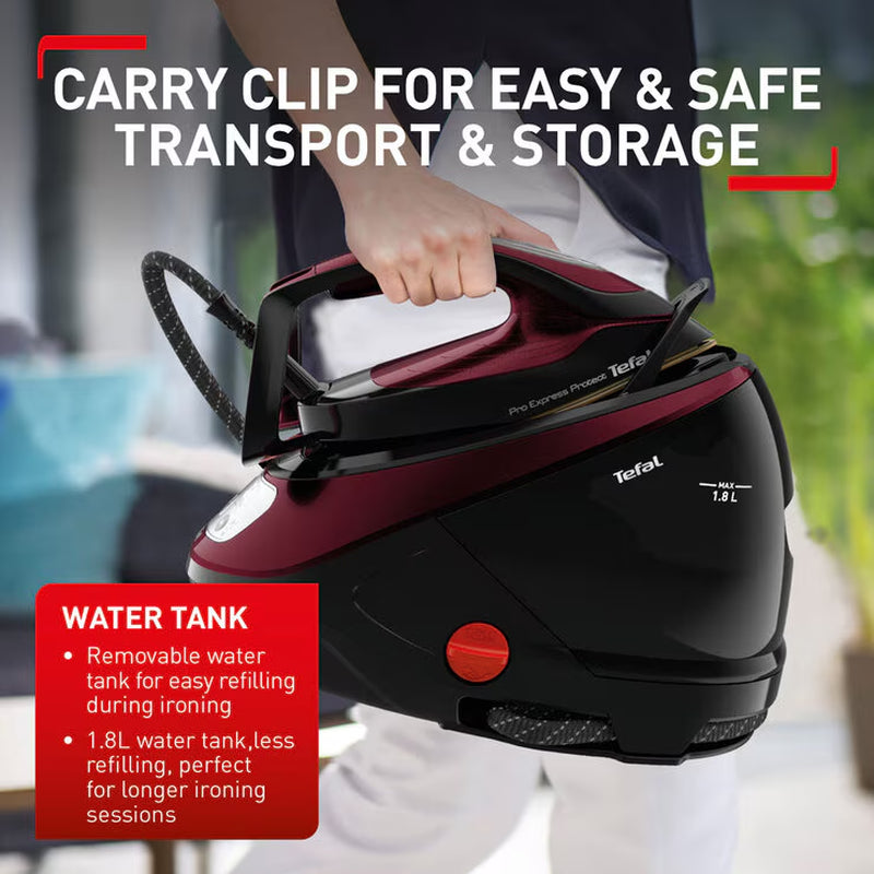 Tefal Pro Express Protect High Pressure Steam Generator Iron, GV9230G0