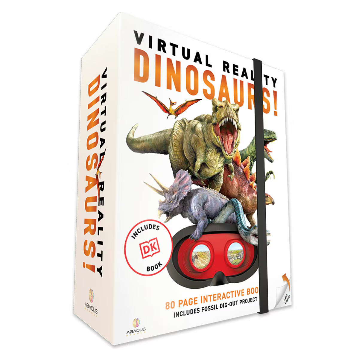 VR Box Set Dinosaur – DK Interactive Book, VR Goggles & T-Rex Fossil Dig Kit image 0