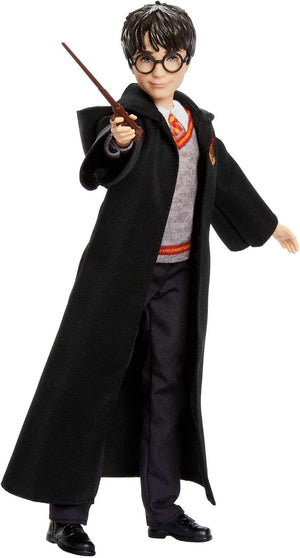 Harry Potter Toys, Harry Potter Fashion Doll in Removable Signature Hogwarts Uniform with Wand Accessory, Inspired by the Movie, JGM18