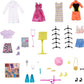 Barbie Closet Cupboard Playset with 30+ Accessories image 3