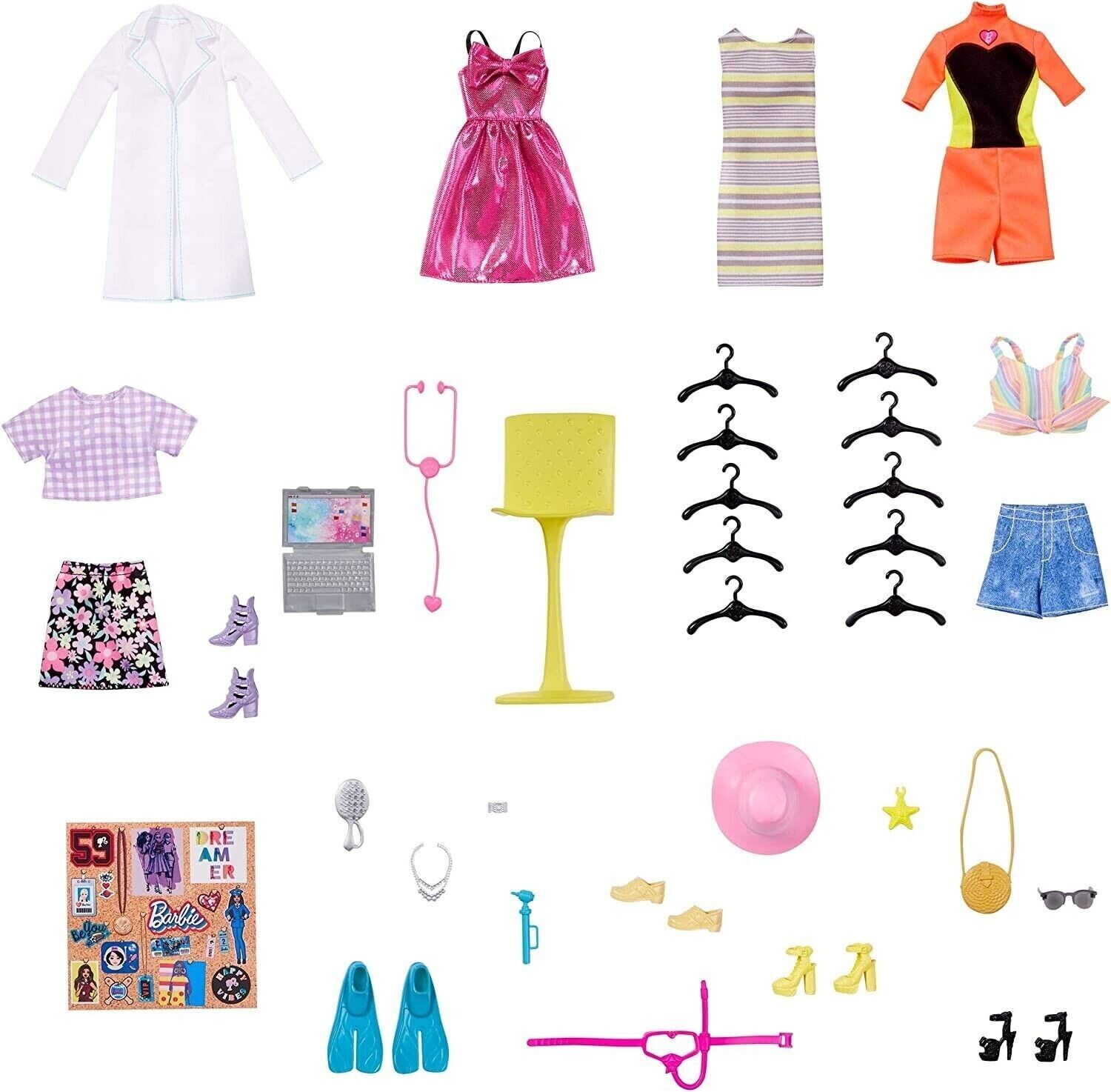 Barbie Closet Cupboard Playset with 30+ Accessories image 3