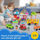 Little People Play House electronic School Bus, 8 Figures image 1