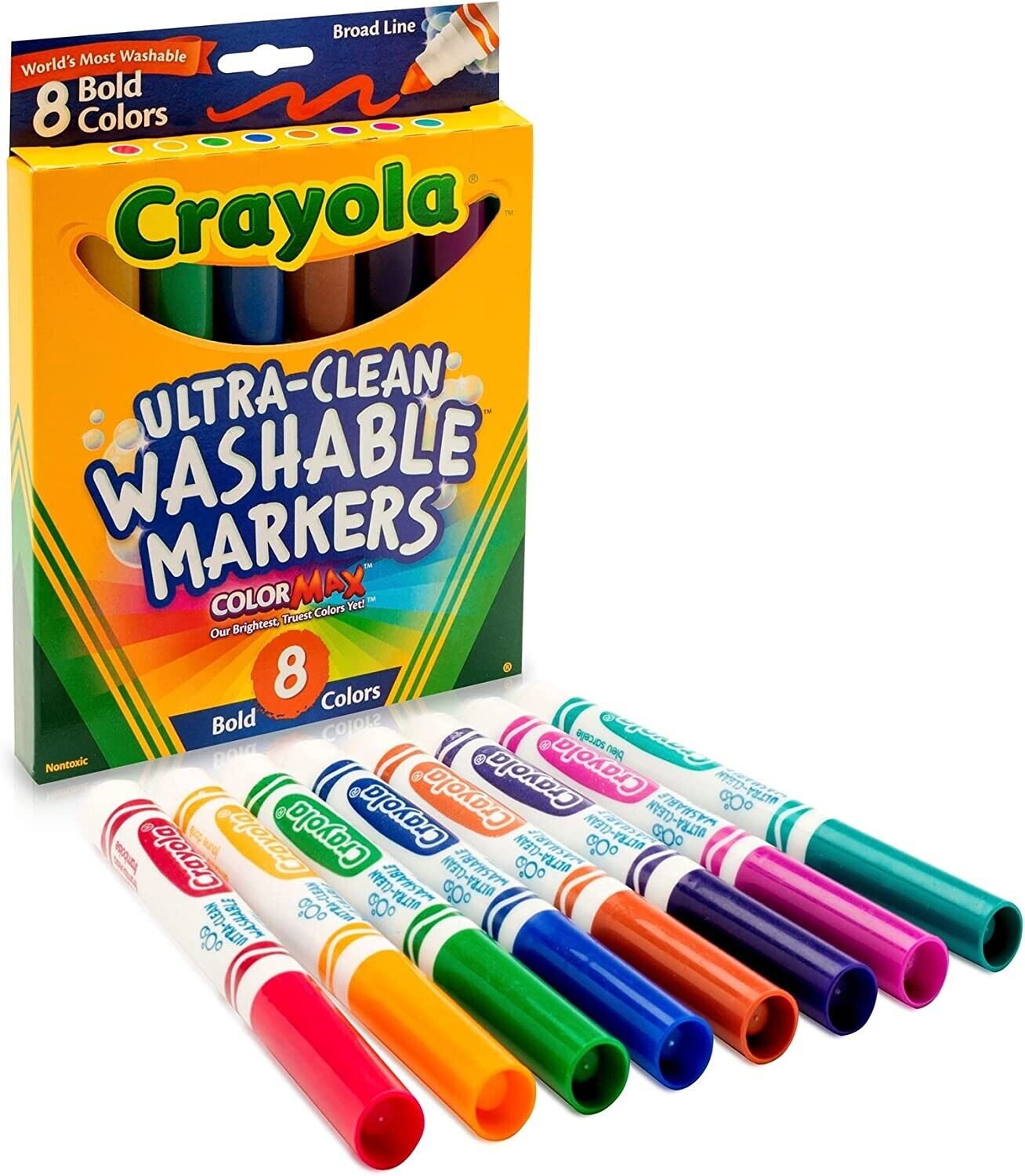 Crayola 8 Ct Bold Broad-Line image 0