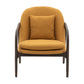 Gallery Alegra Ochre Fabric Armchair